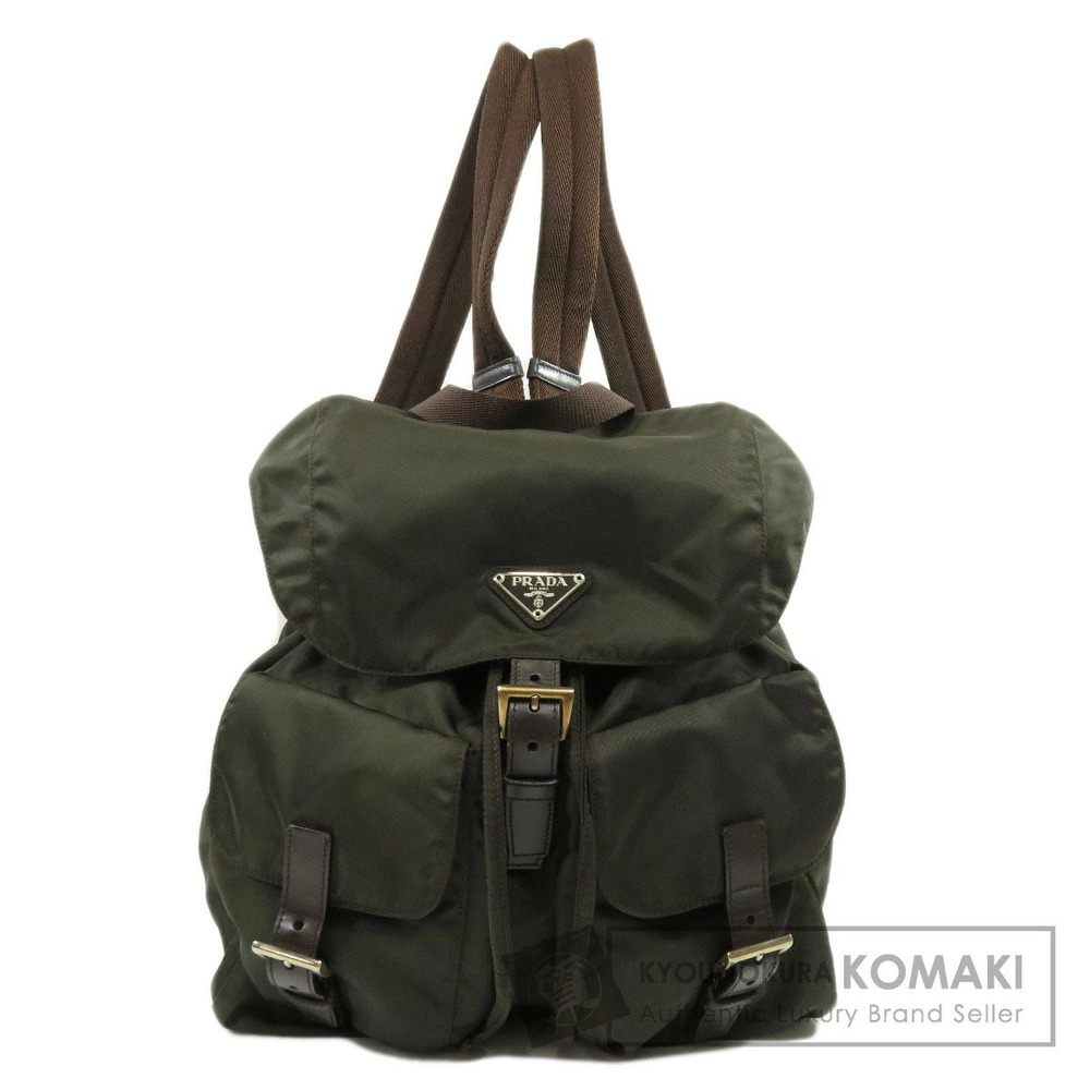 Prada Logo Backpack Rucksack Daypack - Picture 1 of 11